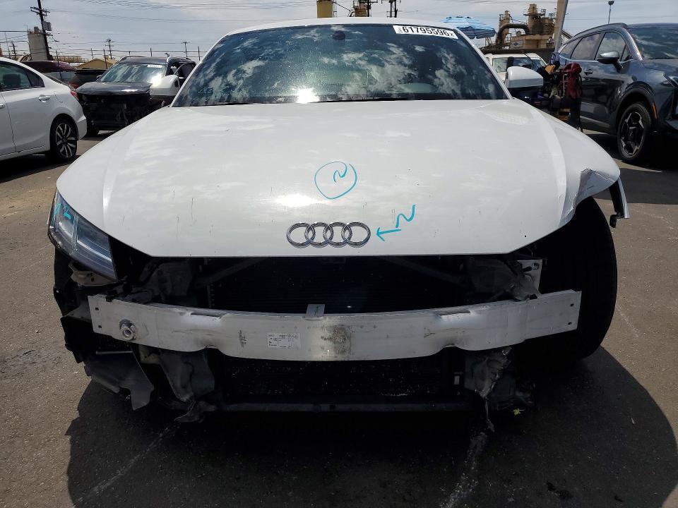 2021 Audi Tt VIN TRUAEAFV6M1004364 COPART salvage auction — FRONT END, Ca - Salvage Certificate, sold $12,200 on 2026-08-17 (photo 5)