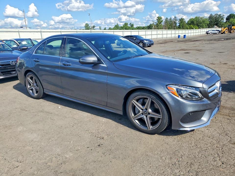 2018 Mercedes-benz C class VIN 55SWF4KB5JU244923 COPART salvage auction — SIDE, PA - CERTIFICATE OF SALVAGE, sold $9,700 on 2026-08-21 (photo 4)
