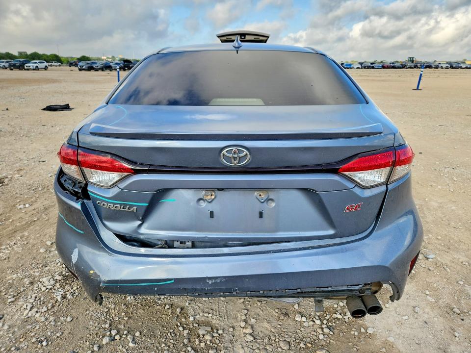 2020 Toyota Corolla VIN JTDP4RCE8LJ016427 COPART salvage auction — REAR END, Tx - Salvage Vehicle Title, sold $6,100 on 2026-07-09 (photo 6)
