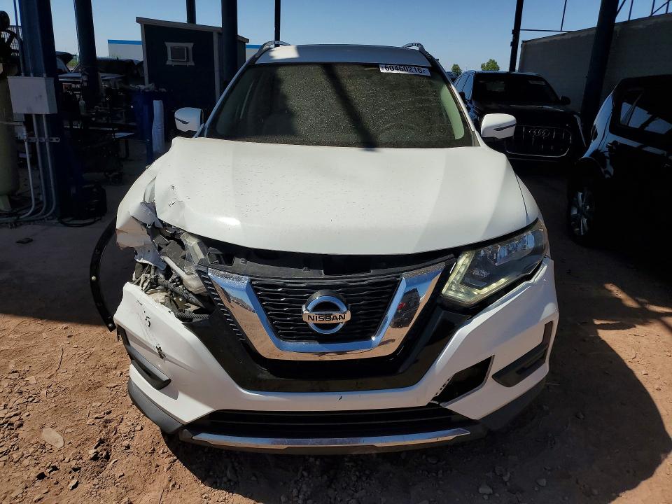 2017 Nissan Rogue VIN KNMAT2MT9HP540042 COPART salvage auction — FRONT END, Az - Cert Of Title - Salvage, sold $1,700 on 2026-07-16 (photo 5)