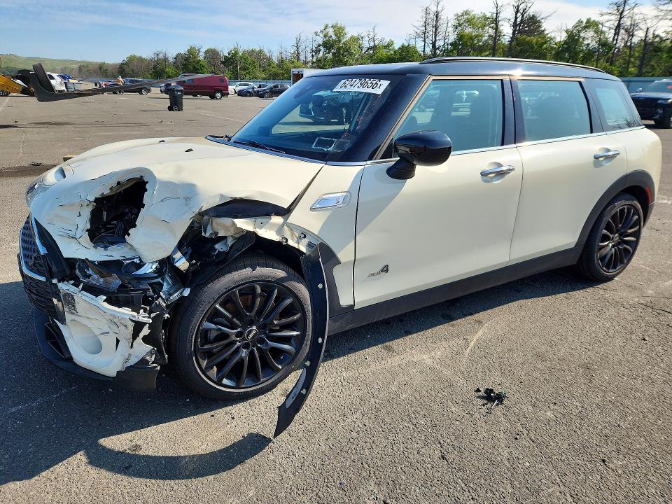2021 Mini Cooper VIN WMWXJ1C07M2N92808 COPART salvage auction — FRONT END, Ny - Mv-907A Salvage Certificate, sold $2,850 on 2026-08-12 (photo 1)