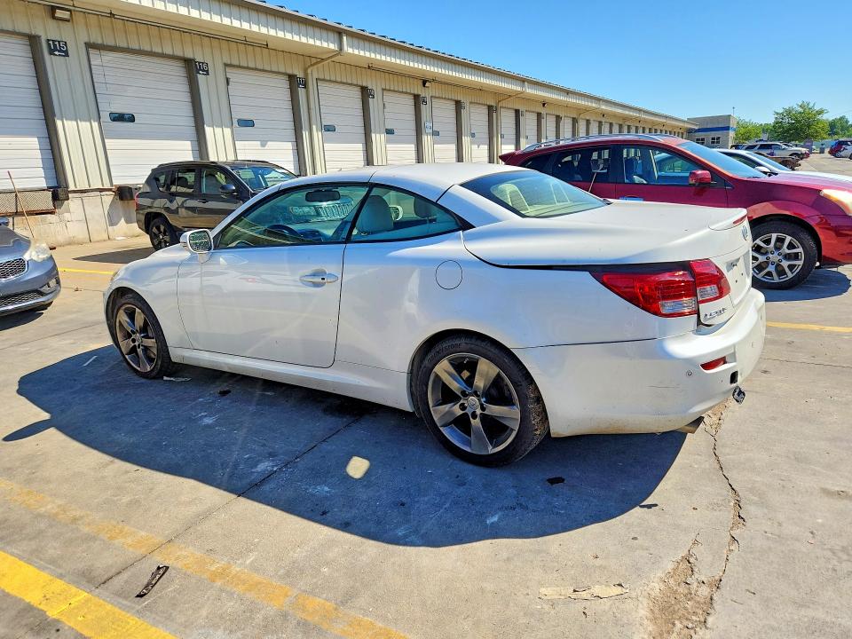 2010 Lexus Is VIN JTHFE2C20A2502936 COPART salvage auction — REAR END, Ky - Cert Of Title-Salvage, sold $625 on 2026-08-03 (photo 2)