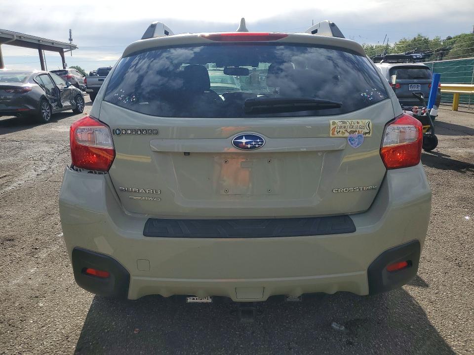 2016 Subaru Xv VIN JF2GPADC6G8308906 COPART salvage auction — REAR END, Co - Public - Salvage Title, sold $650 on 2026-07-28 (photo 6)
