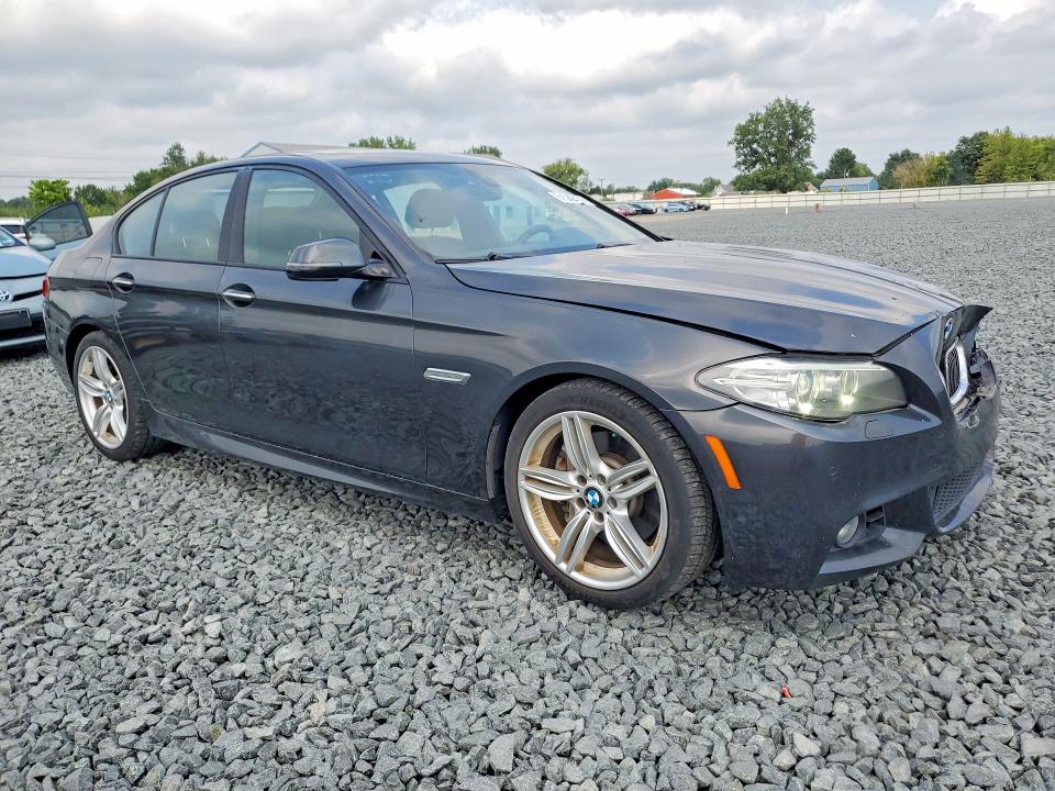 2015 BMW 5er VIN WBA5B1C52FD920871 COPART salvage auction — FRONT END, Oh - Cert Of Title-Salvage, sold $1,100 on 2026-08-06 (photo 4)