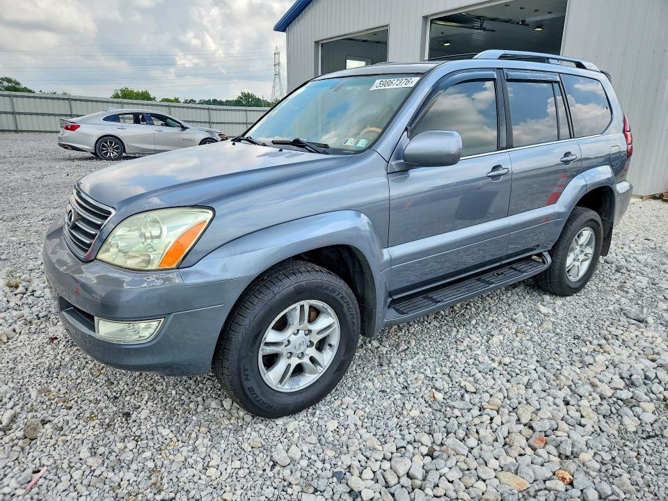 2003 Lexus Gx VIN JTJBT20X930013582 COPART salvage auction — MINOR DENT/SCRATCHES, Oh - Certificate Of Title (P), sold $3,600 on 2026-07-24 (photo 1)