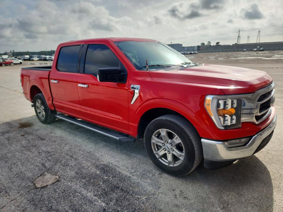 2022 Ford F-150 VIN 1FTEW1C54MKE38631 COPART salvage auction — DAMAGE HISTORY, TX - CERTIFICATE OF TITLE, sold $9,900 on 2026-07-29 (photo 4)