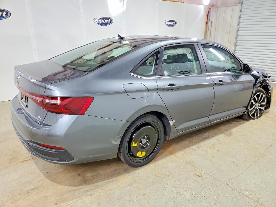2026 Volkswagen Jetta VIN 3VW7W7BU6TM029930 COPART salvage auction — FRONT END, TX - CERTIFICATE OF TITLE, sold $7,700 on 2026-07-27 (photo 3)