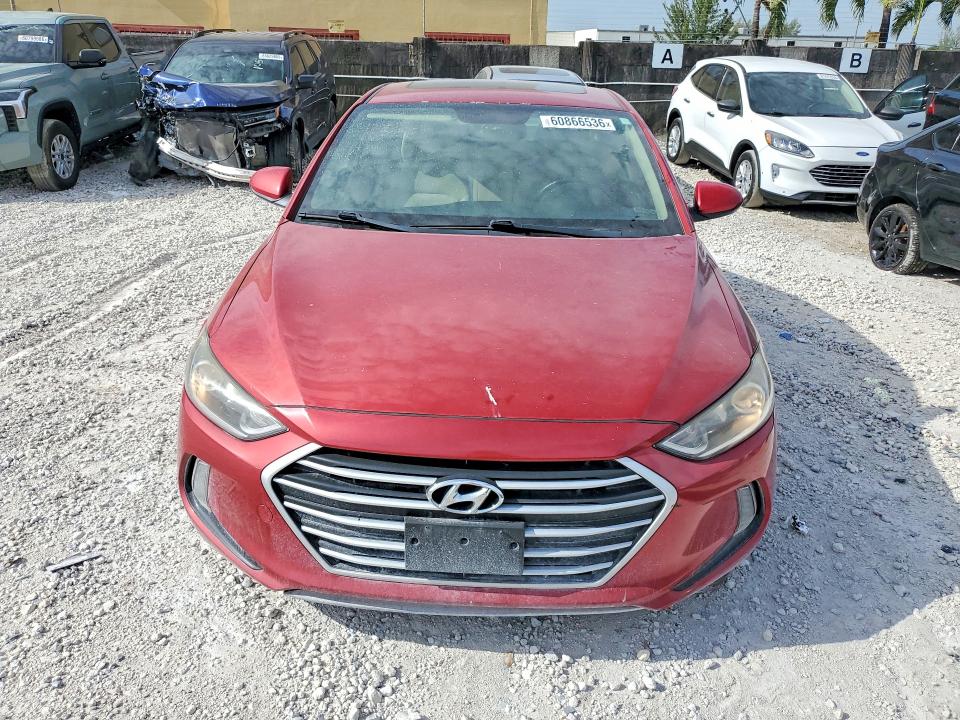 2017 Hyundai Elantra VIN KMHD84LF2HU423289 COPART salvage auction — MINOR DENT/SCRATCHES, ME - CERTIFICATE OF TITLE (P), sold $1,500 on 2026-07-28 (photo 5)