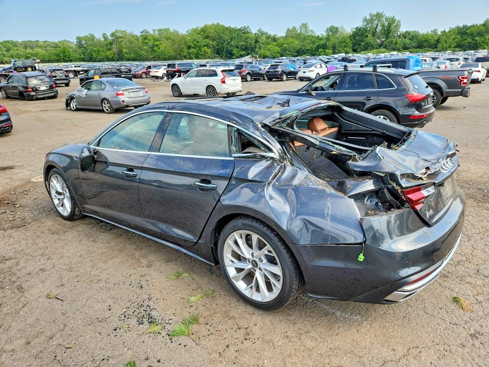 2022 Audi A5 VIN WAUABCF53NA027758 COPART salvage auction — ROOF, Ct - Cert Of Title-Salvage, sold $500 on 2026-07-21 (photo 2)