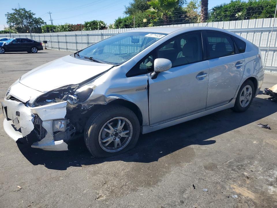 2010 Toyota Prius VIN JTDKN3DU7A0083792 COPART salvage auction — FRONT END, Ca - Salvage Certificate, sold $1,800 on 2026-07-14 (photo 1)