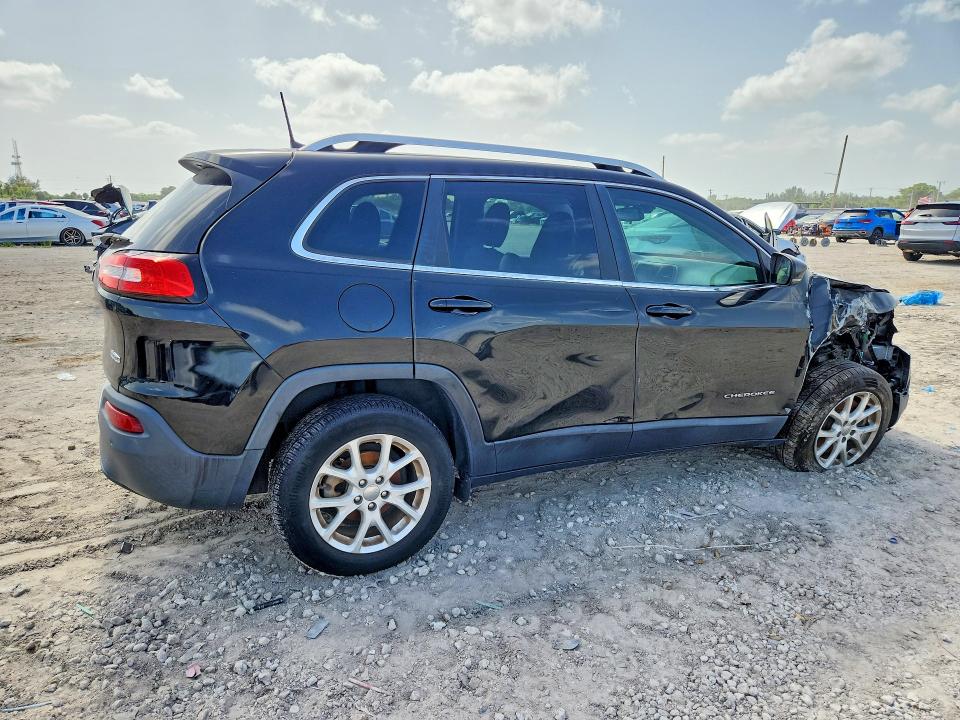 2017 Jeep Cherokee VIN 1C4PJLCB1HW613523 COPART salvage auction — FRONT END, Fl - Cert Of Title Slvg Rebuildable, sold $1,950 on 2026-07-30 (photo 3)