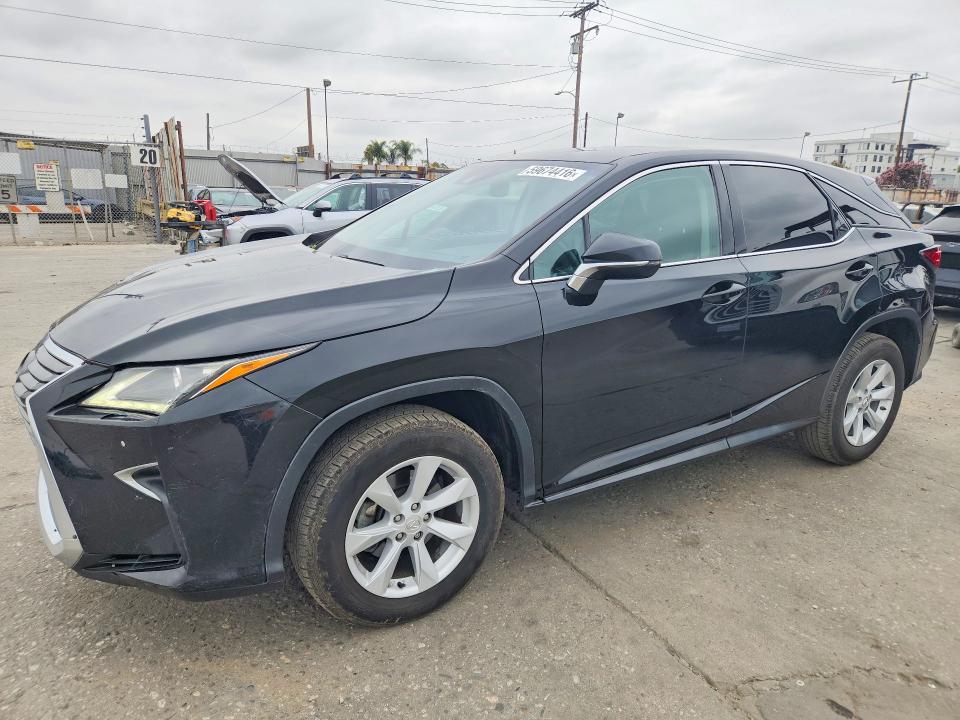 2017 Lexus Rx VIN 2T2ZZMCA0HC074024 COPART salvage auction — FRONT END, Ca - Salvage Certificate, sold $12,900 on 2026-07-09 (photo 1)
