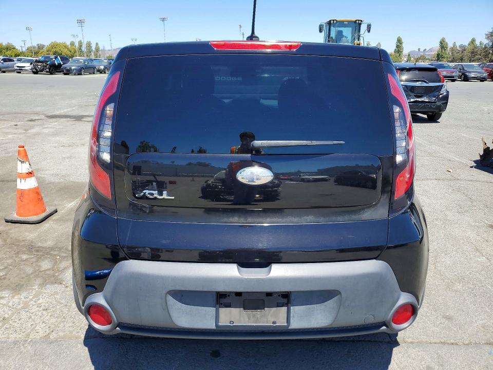 2014 Kia Soul VIN KNDJN2A23E7040542 COPART salvage auction — MECHANICAL, CA - DIS/DLR/EXP ONLY CLEAN TITLE, sold $500 on 2026-07-31 (photo 6)