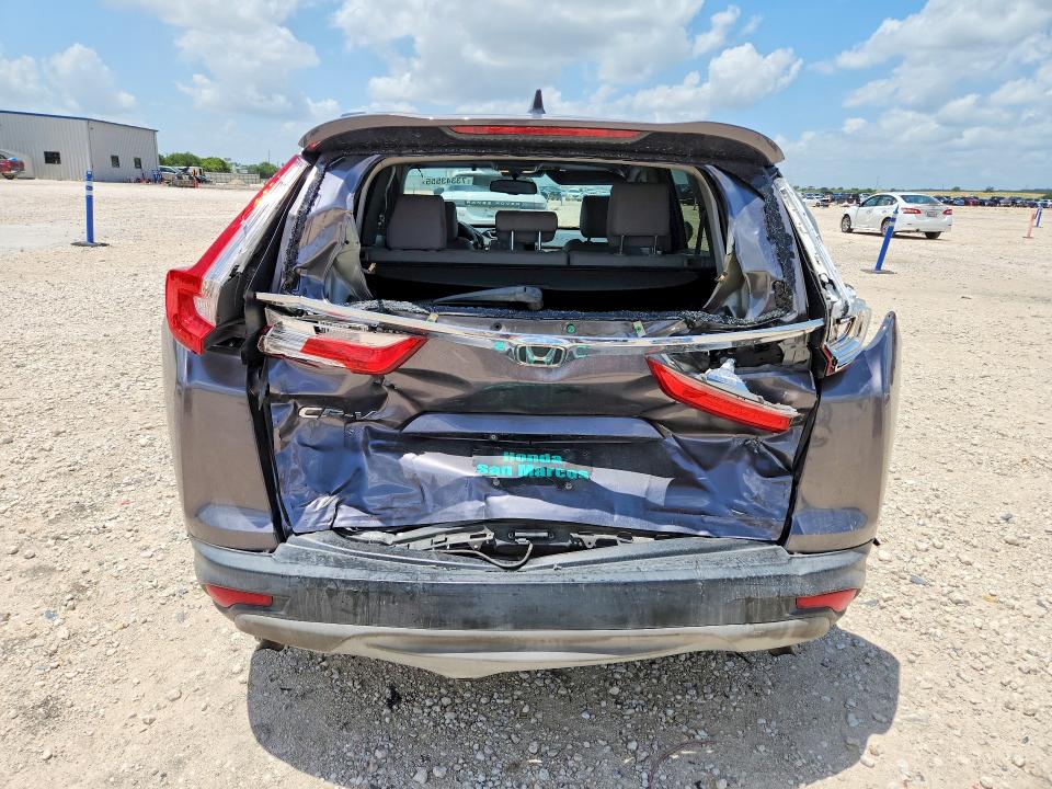 2018 Honda Cr-v VIN 7FARW1H83JE032177 COPART salvage auction — REAR END, Tx - Salvage Vehicle Title, sold $5,500 on 2026-07-16 (photo 6)