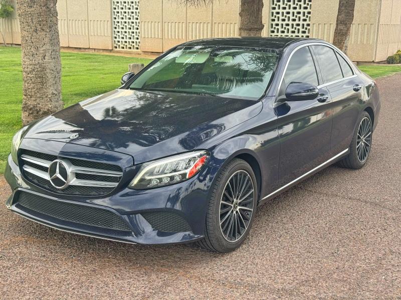 2019 Mercedes-benz C-klasse VIN WDDWF8DB9KR482992 COPART salvage auction — MINOR DENT/SCRATCHES, AZ - CERT OF TITLE - SALVAGE (P), sold $5,300 on 2026-07-30 (photo 2)