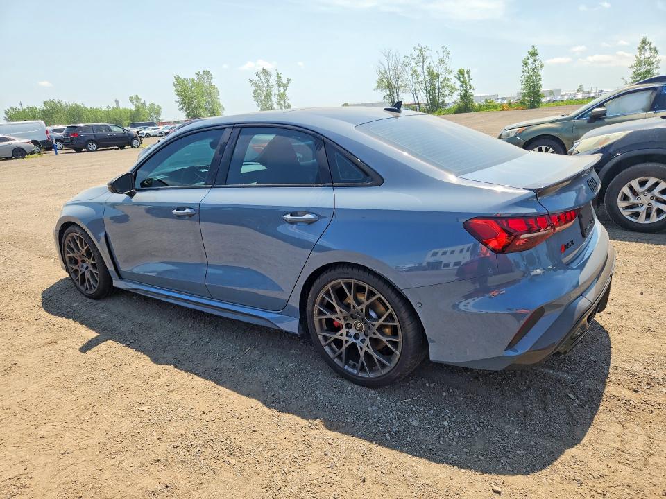 2026 Audi Rs3 VIN WUAGWCGY3TA904212 COPART salvage auction — WATER/FLOOD, Qc - Gravement Accidente, sold $36,000 on 2026-09-01 (photo 2)