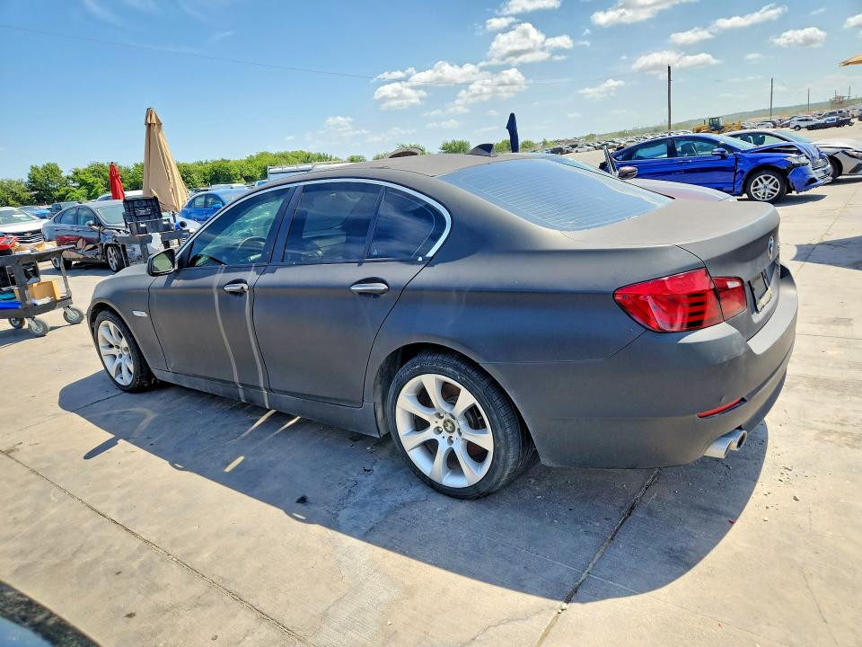 2011 BMW 5 series VIN WBAFR1C53BC741352 COPART salvage auction — NORMAL WEAR, TX - CERTIFICATE OF TITLE, sold $550 on 2026-07-30 (photo 2)