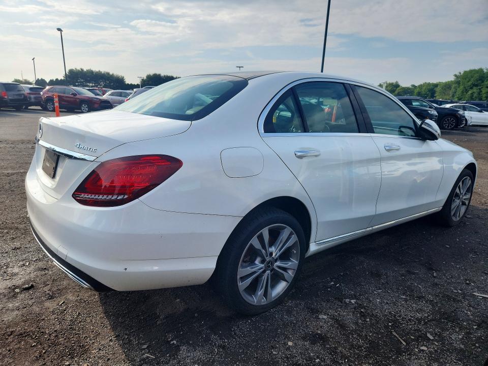 2021 Mercedes-benz C class VIN W1KWF8EB0MR652660 COPART salvage auction — MINOR DENT/SCRATCHES, Ct - Certificate Of Title, sold $13,200 on 2026-07-23 (photo 3)