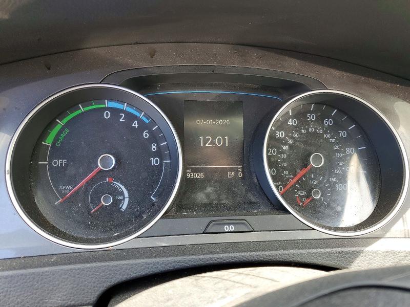 2016 Volkswagen E-golf VIN WVWKP7AUXGW911698 COPART salvage auction — FRONT END, Ca - Dis/Dlr/Exp Only Clean Title, sold $1,650 on 2026-08-10 (photo 9)