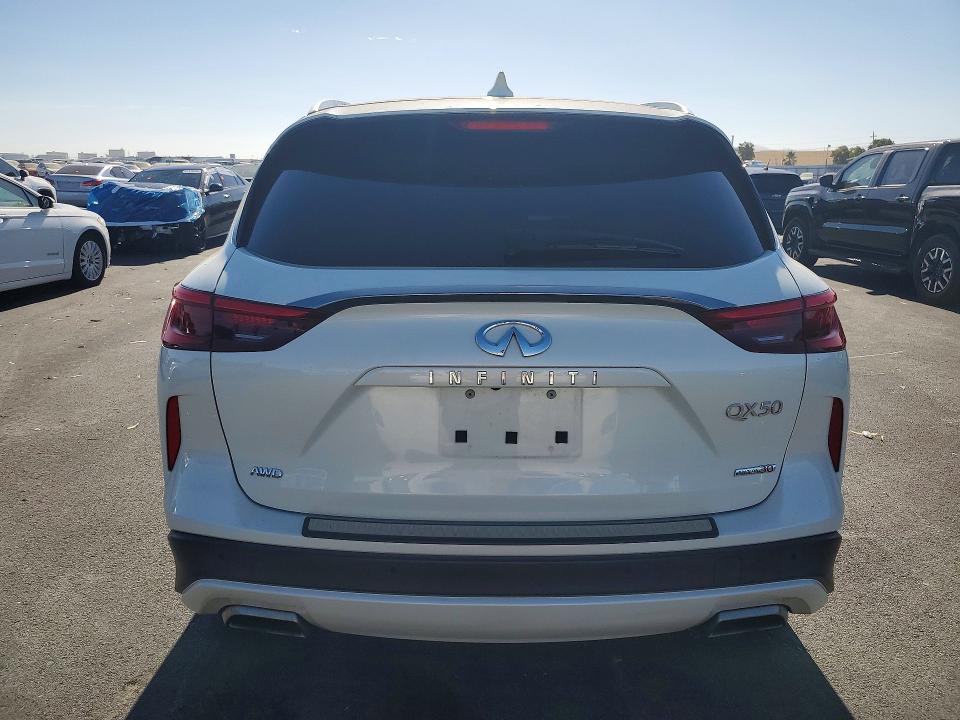 2020 Infiniti Qx50 VIN 3PCAJ5M38LF108956 COPART salvage auction — FRONT END, Ca - Salvage Certificate, sold $70 on 2026-07-29 (photo 6)