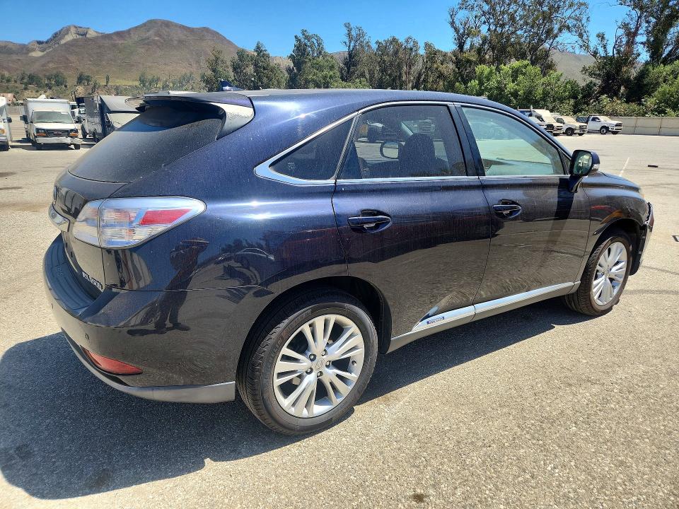 2010 Lexus Rx VIN JTJZB1BA9A2003091 COPART salvage auction — FRONT END, Ca - Salvage Certificate, sold $2,600 on 2026-07-31 (photo 3)