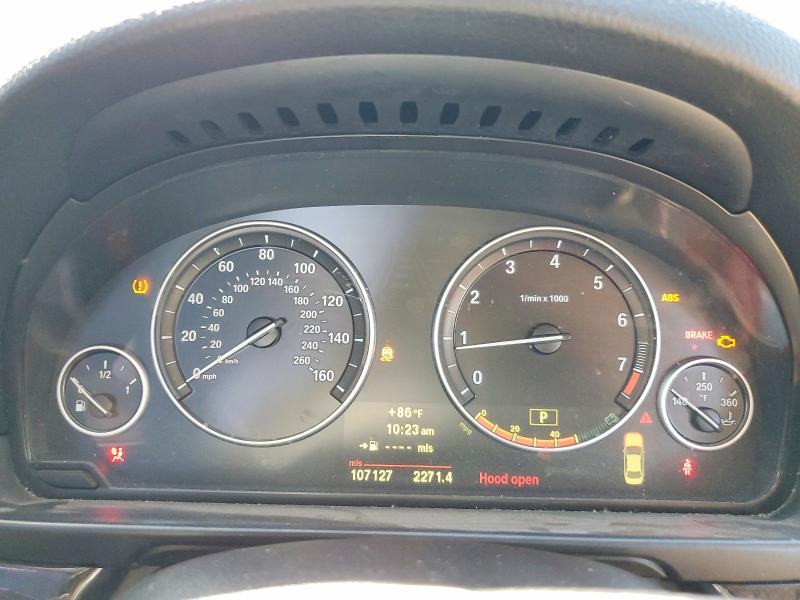 2011 BMW 5 series VIN WBAFR1C5XBC744491 COPART salvage auction — FRONT END, CA - SALVAGE CERTIFICATE, sold $1,200 on 2026-07-22 (photo 9)