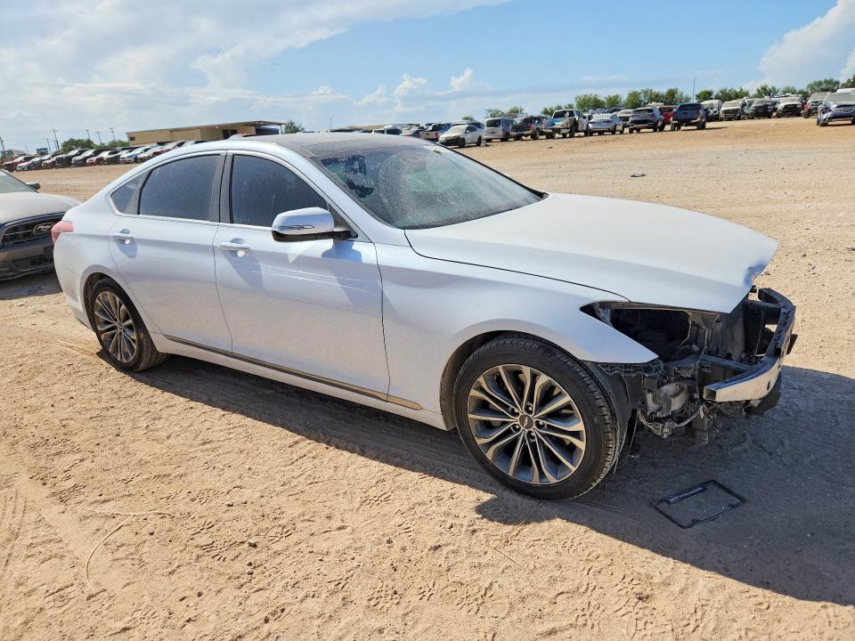 2016 Hyundai Genesis VIN KMHGN4JE1GU126772 COPART salvage auction — FRONT END, Tx - Salvage Vehicle Title, sold $1,000 on 2026-07-30 (photo 4)