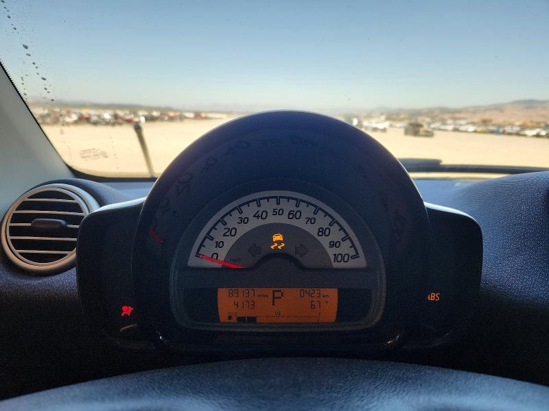 2013 Smart Fortwo VIN WMEEJ3BA8DK657831 COPART salvage auction — REAR END, Ca - Dlr/Dis/Exp Only Salvage Title, sold $875 on 2026-07-30 (photo 9)
