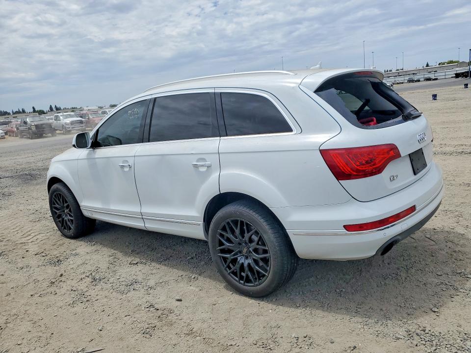 2012 Audi Q7 VIN WA1LGAFE8CD005911 COPART salvage auction — REAR END, CA - SALVAGE CERTIFICATE, sold $60 on 2026-07-21 (photo 2)