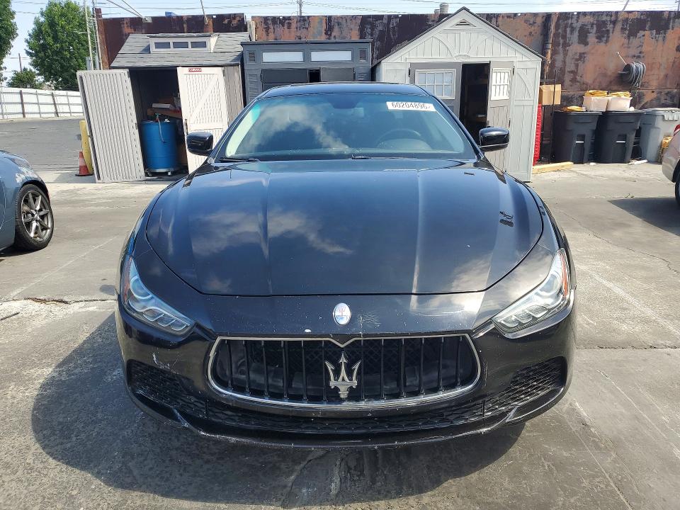 2016 Maserati Ghibli VIN ZAM57RSA7G1187524 COPART salvage auction — REAR END, TX - DIS/DLR/EXP ONLY SALVAGE TITLE, sold $1,100 on 2026-07-31 (photo 5)