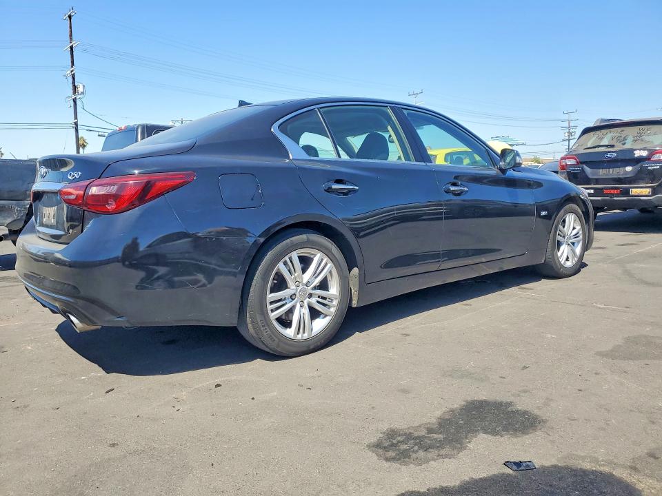 2019 Infiniti Q50 VIN JN1EV7AP8KM540254 COPART salvage auction — MINOR DENT/SCRATCHES, Ca - Dis/Dlr/Exp Only Clean Title (P), sold $3,900 on 2026-07-20 (photo 3)