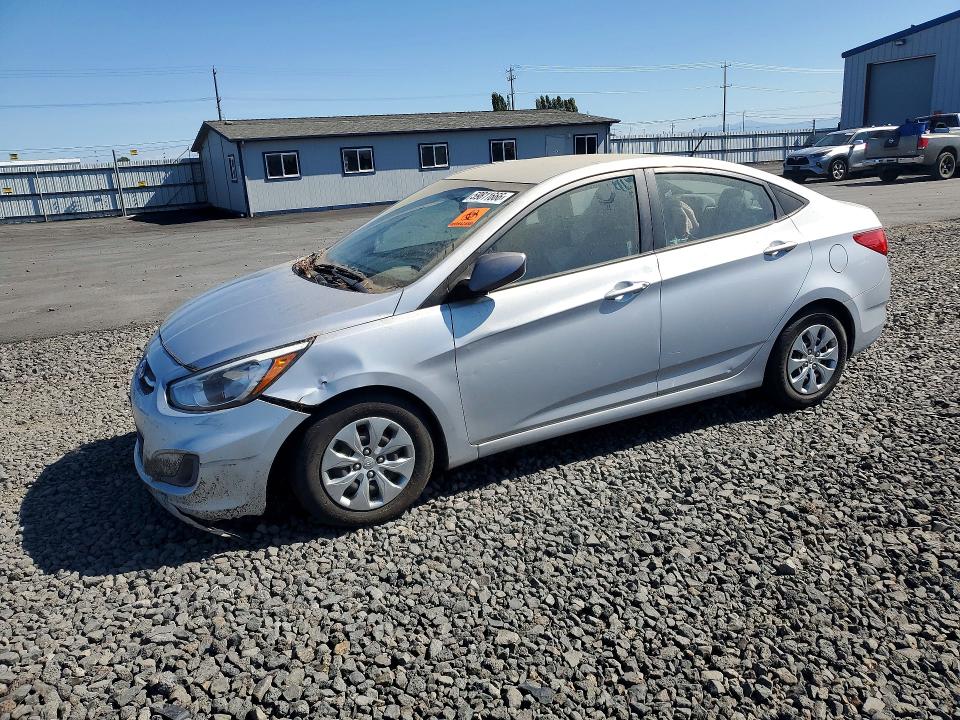 2017 Hyundai Accent VIN KMHCT4AE3HU311802 COPART salvage auction — FRONT END, Wa - Vehicle Cert Of Ownership-Titl, sold $650 on 2026-07-08 (photo 1)