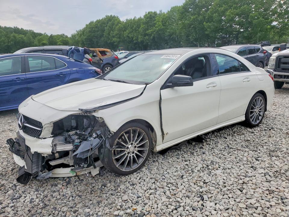 2016 Mercedes-benz Cla-klasse VIN WDDSJ4GB9GN392242 COPART salvage auction — FRONT END, Ma - Cert Of Title-Reconstrctd Coll, sold $1,600 on 2026-08-12 (photo 1)