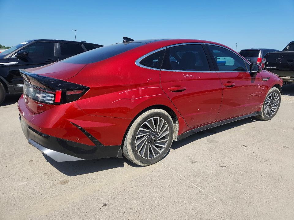 2024 Hyundai Sonata VIN KMHL54JJ9RA087445 COPART salvage auction — FRONT END, Tx - Salvage Vehicle Title, sold $6,700 on 2026-07-20 (photo 3)