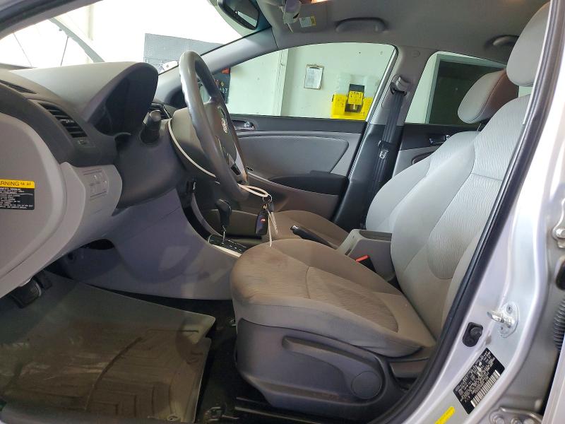 2013 Hyundai Accent VIN KMHCU4AE3DU442543 COPART salvage auction — FRONT END, Ky - Cert Of Title-Salvage, sold $400 on 2026-08-03 (photo 7)