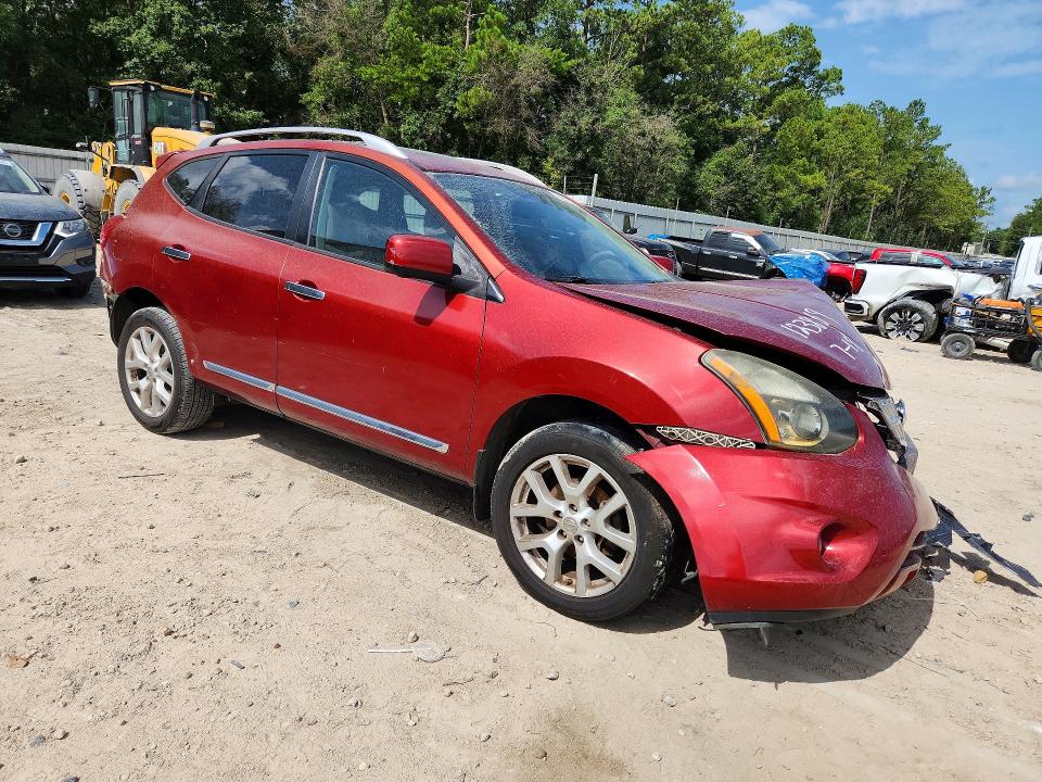 2013 Nissan Rogue VIN JN8AS5MT6DW511137 COPART salvage auction — FRONT END, Fl - Cert Of Title Slvg Rebuildable, sold $175 on 2026-07-31 (photo 4)