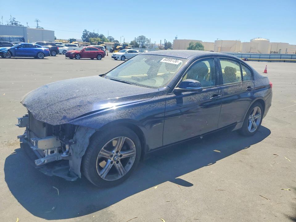 2013 BMW 3er VIN WBA3B1C59DK128264 COPART salvage auction — FRONT END, CA - SALVAGE CERTIFICATE, sold $60 on 2026-07-27 (photo 1)