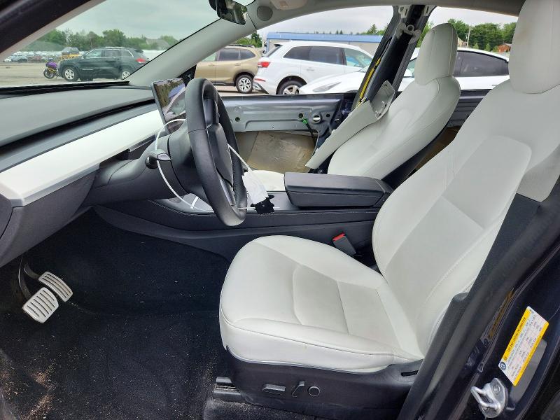 2022 Tesla Model y VIN 7SAYGDEF2NF467225 COPART salvage auction — FRONT END, Pa - Certificate Of Salvage, sold $8,900 on 2026-07-31 (photo 7)