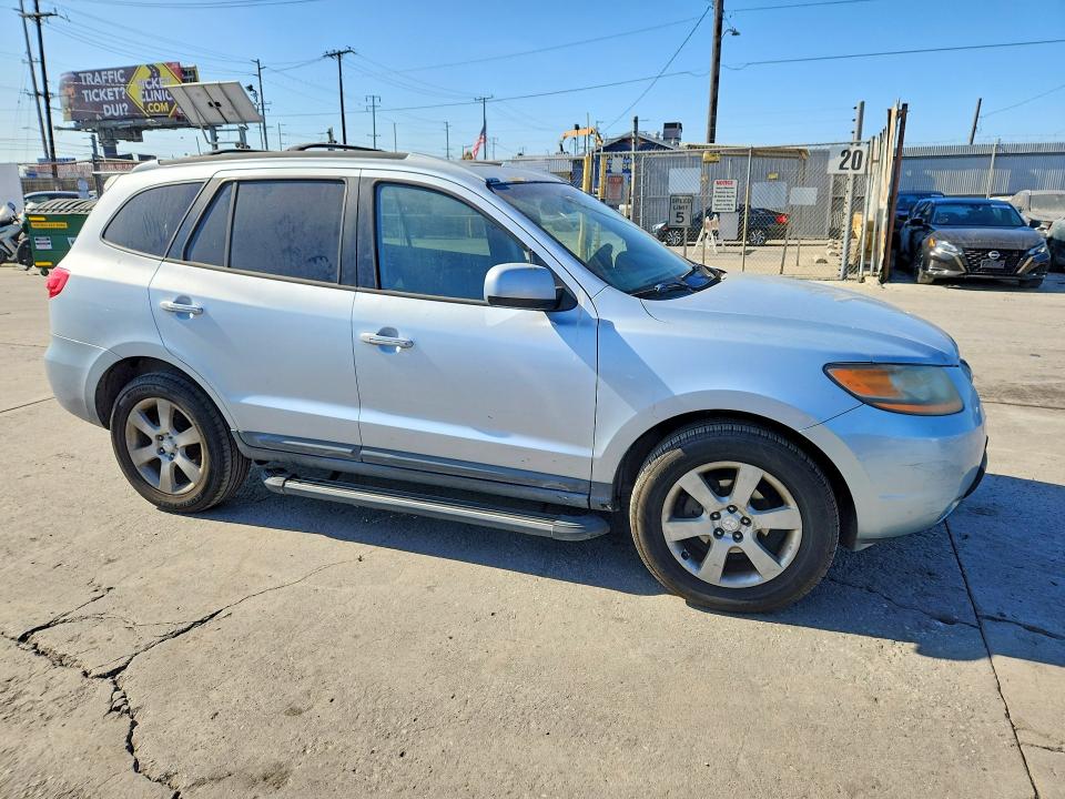 2008 Hyundai Santa fe VIN 5NMSH73E78H176945 COPART salvage auction — MECHANICAL, CA - DIS/DLR/EXP ONLY CLEAN TITLE, sold $375 on 2026-07-09 (photo 4)