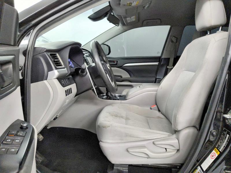 2019 Toyota Highlander VIN 5TDZARFH7KS056426 COPART salvage auction — FRONT END, Ca - Certificate Of Title, sold $2,750 on 2026-07-28 (photo 7)