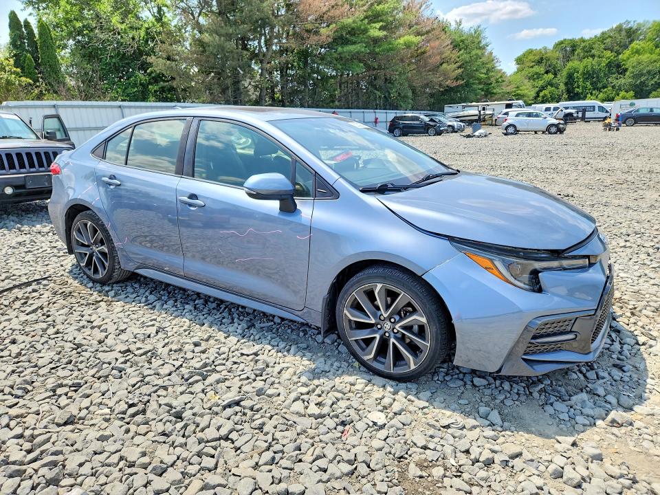 2020 Toyota Corolla VIN JTDP4RCE5LJ029023 COPART salvage auction — FRONT END, Nj - Certificate Of Title, sold $300 on 2026-07-29 (photo 4)