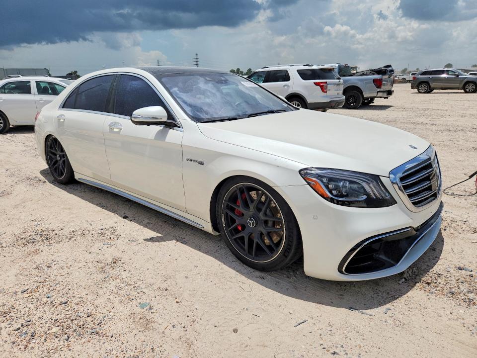 2020 Mercedes-benz S-klasse amg VIN WDDUG8JBXLA510758 COPART salvage auction — WATER/FLOOD, Tx - Salvage Title-Flood Damage, sold $30,500 on 2026-08-18 (photo 4)