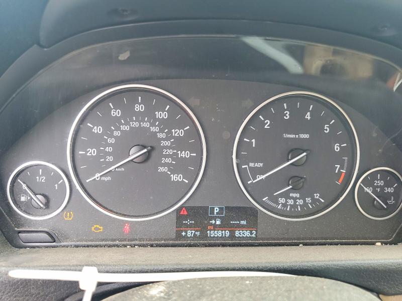 2014 BMW 3er VIN WBA3B1G50ENS78063 COPART salvage auction — MECHANICAL, Sc - Certificate Of Title (P), sold $975 on 2026-08-03 (photo 9)