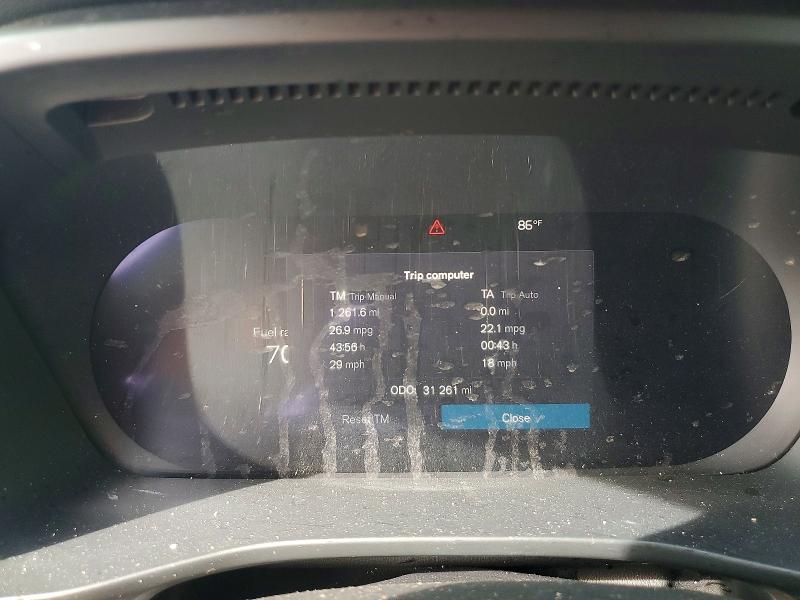 2025 Volvo Xc40 VIN YV4L12UE2S2486066 COPART salvage auction — FRONT END, SC - CERT OF TITLE-SALVAGE (P), sold $12,100 on 2026-07-28 (photo 9)
