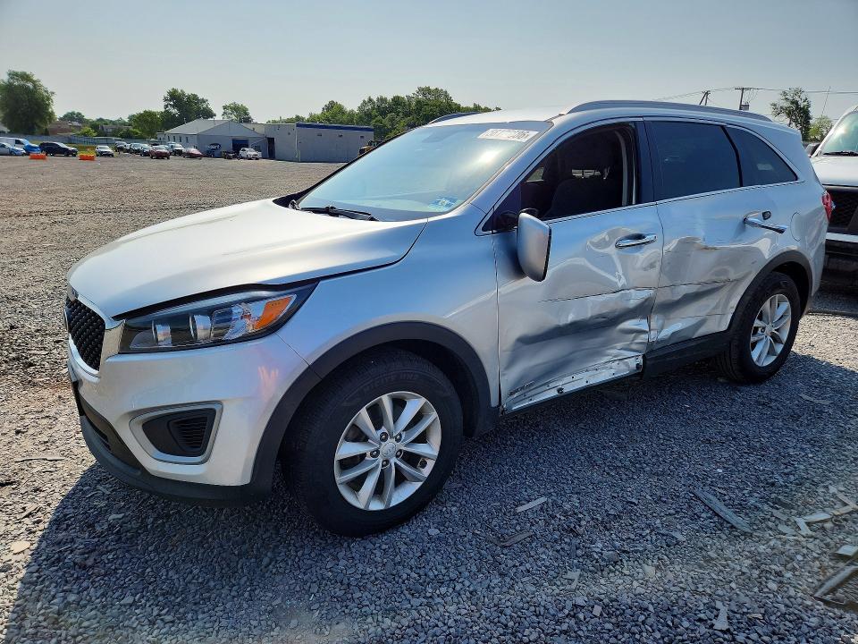 2018 Kia Sorento VIN 5XYPGDA54JG374103 COPART salvage auction — SIDE, NJ - CERT OF TITLE-SALVAGE, sold $2,500 on 2026-07-28 (photo 1)