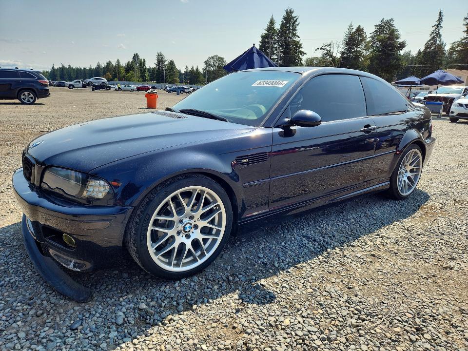 2005 BMW M3 VIN WBSBL93495PN62439 COPART salvage auction — FRONT END, Wa - Vehicle Cert Of Ownership-Titl (P), sold $13,600 on 2026-08-21 (photo 1)