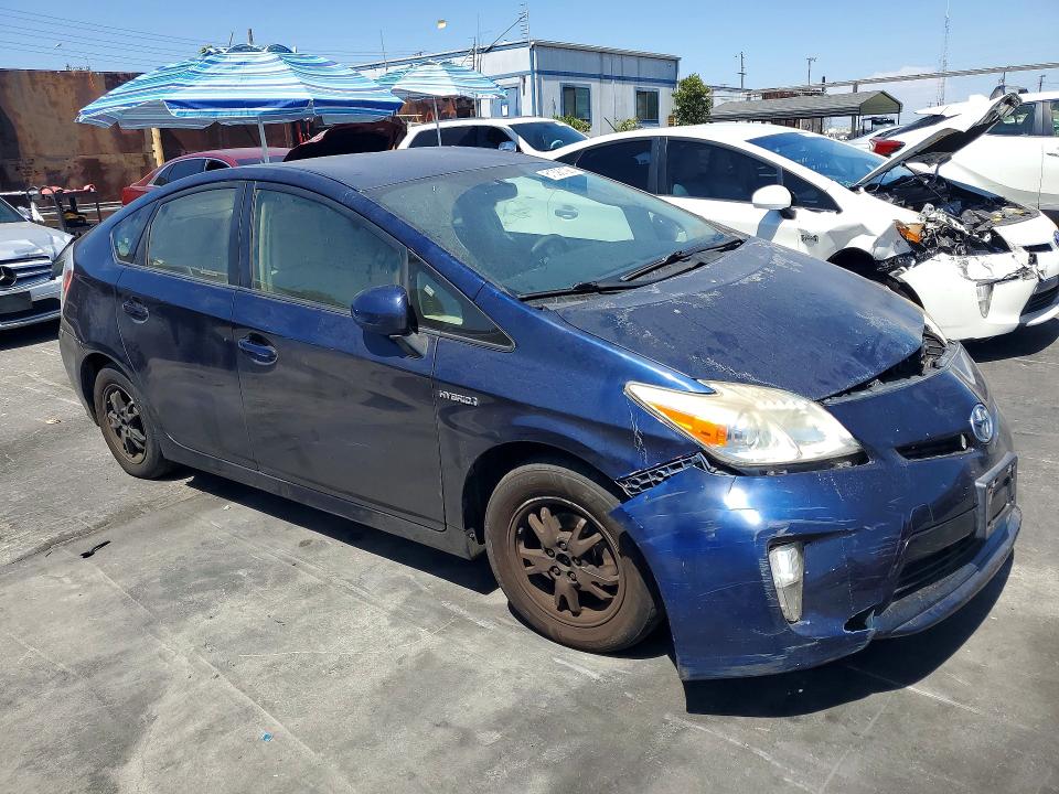 2012 Toyota Prius VIN JTDKN3DU6C1582452 COPART salvage auction — FRONT END, Ca - Salvage Certificate, sold $200 on 2026-07-24 (photo 4)