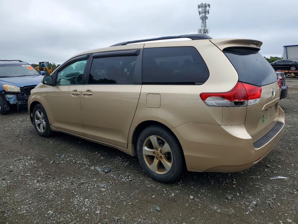 2011 Toyota Sienna VIN 5TDKK3DC2BS086517 COPART salvage auction — MECHANICAL, Nj - Certificate Of Title, sold $1,950 on 2026-07-13 (photo 2)