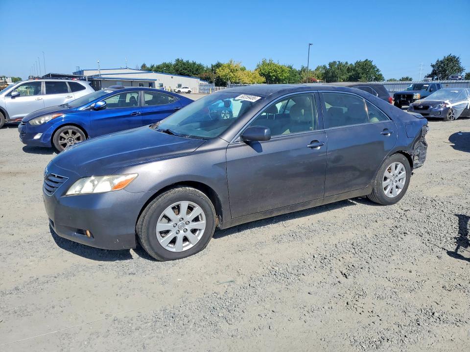 2007 Toyota Camry VIN JTNBE46K873009995 COPART salvage auction — REAR END, Ca - Salvage Certificate, sold $1,000 on 2026-07-16 (photo 1)