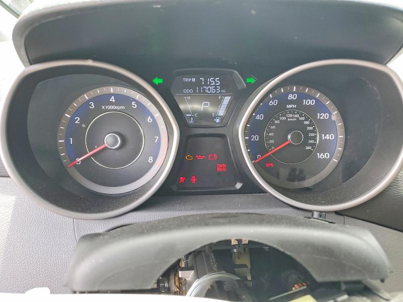2013 Hyundai Elantra VIN KMHDH4AE1DU654138 COPART salvage auction — VANDALISM, Wa - Bill Of Sale, sold $150 on 2026-07-20 (photo 9)